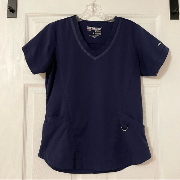 ✖️SOLD✖️ Greys Anatomy by Barco Indigo Scrub Set - Active Spandex Stretch - Picture 5 of 15